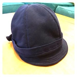 Vintage Navy Blue Hat Small